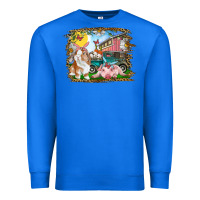 True Royal Easter Farm Bunny And Pig Premium Sweatshirt - RanaPortraitStore