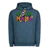 Pigment Midnight Navy Spooky mama Urban Hoodie - Artiststas