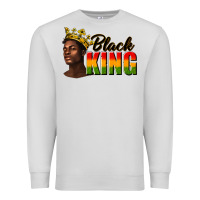 Dove Grey afro man black king Premium Sweatshirt - texasbilliewilder