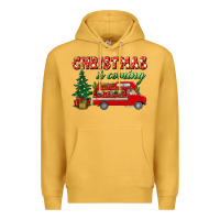 Mustard christmas is coming Premium Hoodie - BundleAndBundleShop