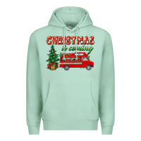 Seafoam christmas is coming Premium Hoodie - BundleAndBundleShop