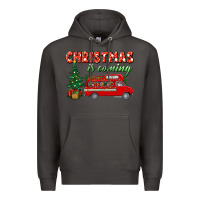 Smoke christmas is coming Premium Hoodie - BundleAndBundleShop