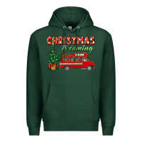 Sports Green christmas is coming Premium Hoodie - BundleAndBundleShop
