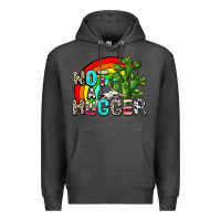 Charcoal Heather not a hugger Premium Hoodie - AdoDesignShop