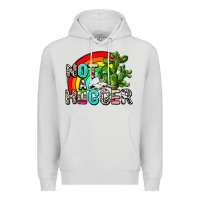 Dove Grey not a hugger Premium Hoodie - AdoDesignShop