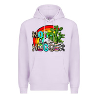 Lilac not a hugger Premium Hoodie - AdoDesignShop