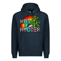 Navy not a hugger Premium Hoodie - AdoDesignShop