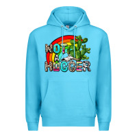 Ocean Blue not a hugger Premium Hoodie - AdoDesignShop