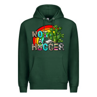 Sports Green not a hugger Premium Hoodie - AdoDesignShop