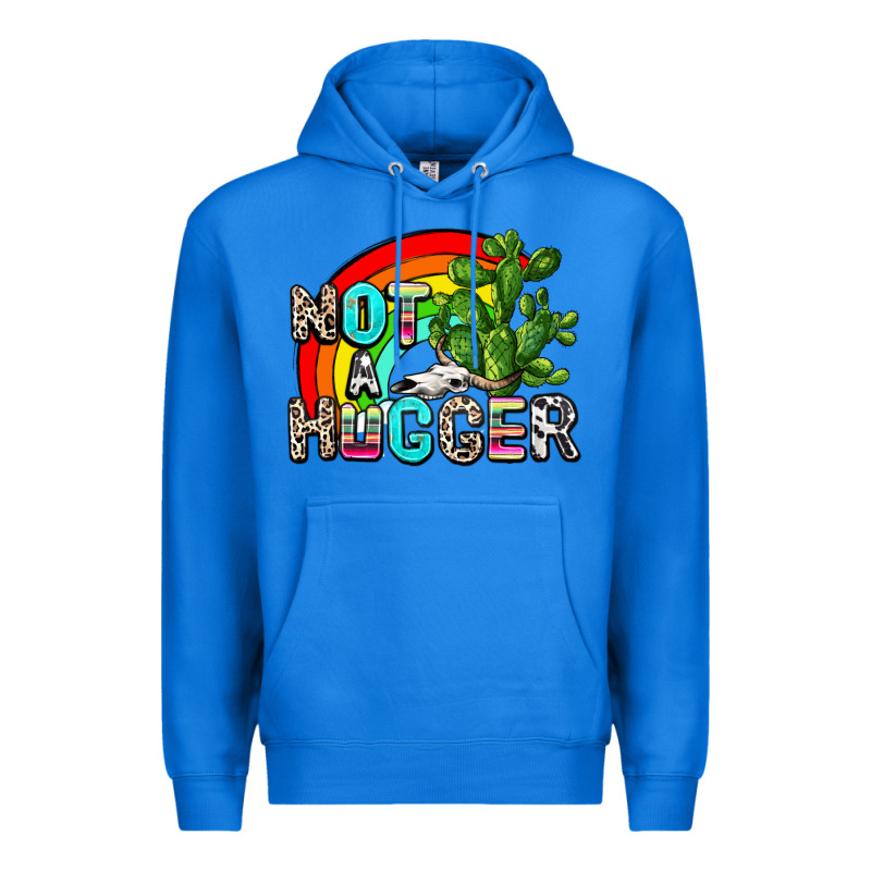Not A Hugger Premium Hoodie by AdoDesignShop | Teevron