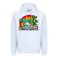White not a hugger Premium Hoodie - AdoDesignShop