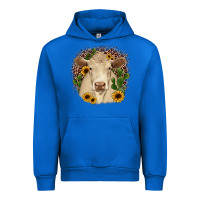 Cobalt charolais leopard cactus sunflower Urban Hoodie - JahusDesignShop