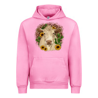 Fuchsia Pink charolais leopard cactus sunflower Urban Hoodie - JahusDesignShop