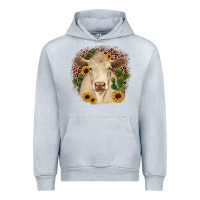 Heather Grey charolais leopard cactus sunflower Urban Hoodie - JahusDesignShop