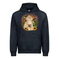 Navy charolais leopard cactus sunflower Urban Hoodie - JahusDesignShop