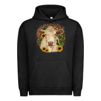 Pigment Black charolais leopard cactus sunflower Urban Hoodie - JahusDesignShop