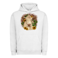 Charolais Leopard Cactus Sunflower Urban Hoodie | Teevron