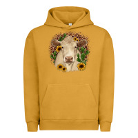 Pigment Peanut Butter charolais leopard cactus sunflower Urban Hoodie - JahusDesignShop