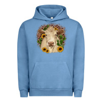 Pigment Pebble Blue charolais leopard cactus sunflower Urban Hoodie - JahusDesignShop