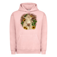 Pigment Salmon charolais leopard cactus sunflower Urban Hoodie - JahusDesignShop