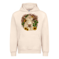 Sandshell charolais leopard cactus sunflower Urban Hoodie - JahusDesignShop