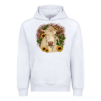 White charolais leopard cactus sunflower Urban Hoodie - JahusDesignShop
