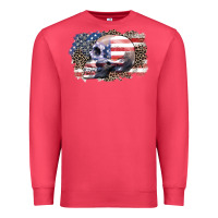 Cardinal american skull Premium Sweatshirt - Zillion Design Studio