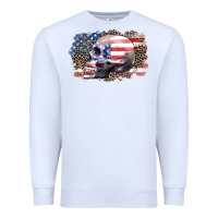 White american skull Premium Sweatshirt - Zillion Design Studio