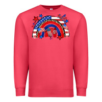 Cardinal American rainbow Premium Sweatshirt - Zillion Design Studio
