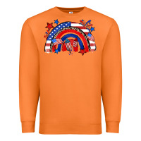 Carrot American rainbow Premium Sweatshirt - Zillion Design Studio