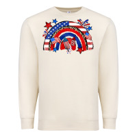 Sandshell American rainbow Premium Sweatshirt - Zillion Design Studio