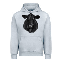 Heather Grey black angus Urban Hoodie - JahusDesignShop