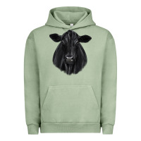 Pigment Oil Green black angus Urban Hoodie - JahusDesignShop
