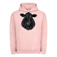 Pigment Salmon black angus Urban Hoodie - JahusDesignShop