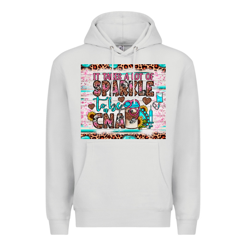It Takes A Lot Of Sparkle To Be A Cna Premium Hoodie by JahusDesignShop | Teevron