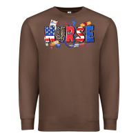 Chestnut American nurse Premium Sweatshirt - Zillion Design Studio