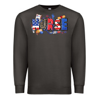 Smoke American nurse Premium Sweatshirt - Zillion Design Studio