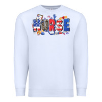 White American nurse Premium Sweatshirt - Zillion Design Studio
