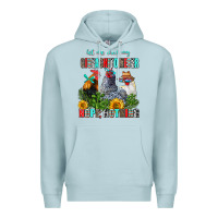 Blue Mist let me check my giveashitometer nope nothing Premium Hoodie - AdoDesignShop