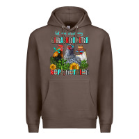 Coffee let me check my giveashitometer nope nothing Premium Hoodie - AdoDesignShop