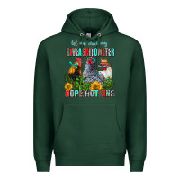 Sports Green let me check my giveashitometer nope nothing Premium Hoodie - AdoDesignShop