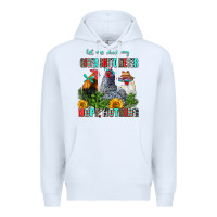 White let me check my giveashitometer nope nothing Premium Hoodie - AdoDesignShop