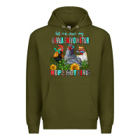 Army Green let me check my giveashitometer nope nothing Premium Hoodie - AdoDesignShop