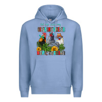 Colony Blue let me check my giveashitometer nope nothing Premium Hoodie - AdoDesignShop