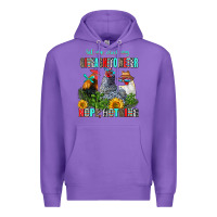 Purple let me check my giveashitometer nope nothing Premium Hoodie - AdoDesignShop