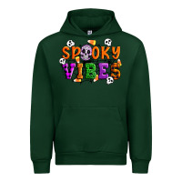 Forest Green Spooky vibes Urban Hoodie - Artiststas