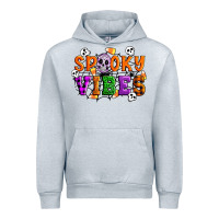 Heather Grey Spooky vibes Urban Hoodie - Artiststas