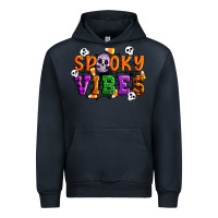 Navy Spooky vibes Urban Hoodie - Artiststas