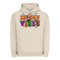 Pigment French Oak Spooky vibes Urban Hoodie - Artiststas