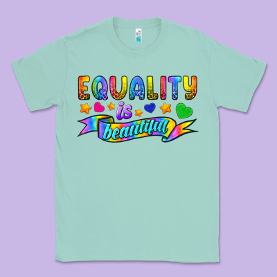 Equality Is Beautiful Classic Tee Designed By Bundleandbundleshop